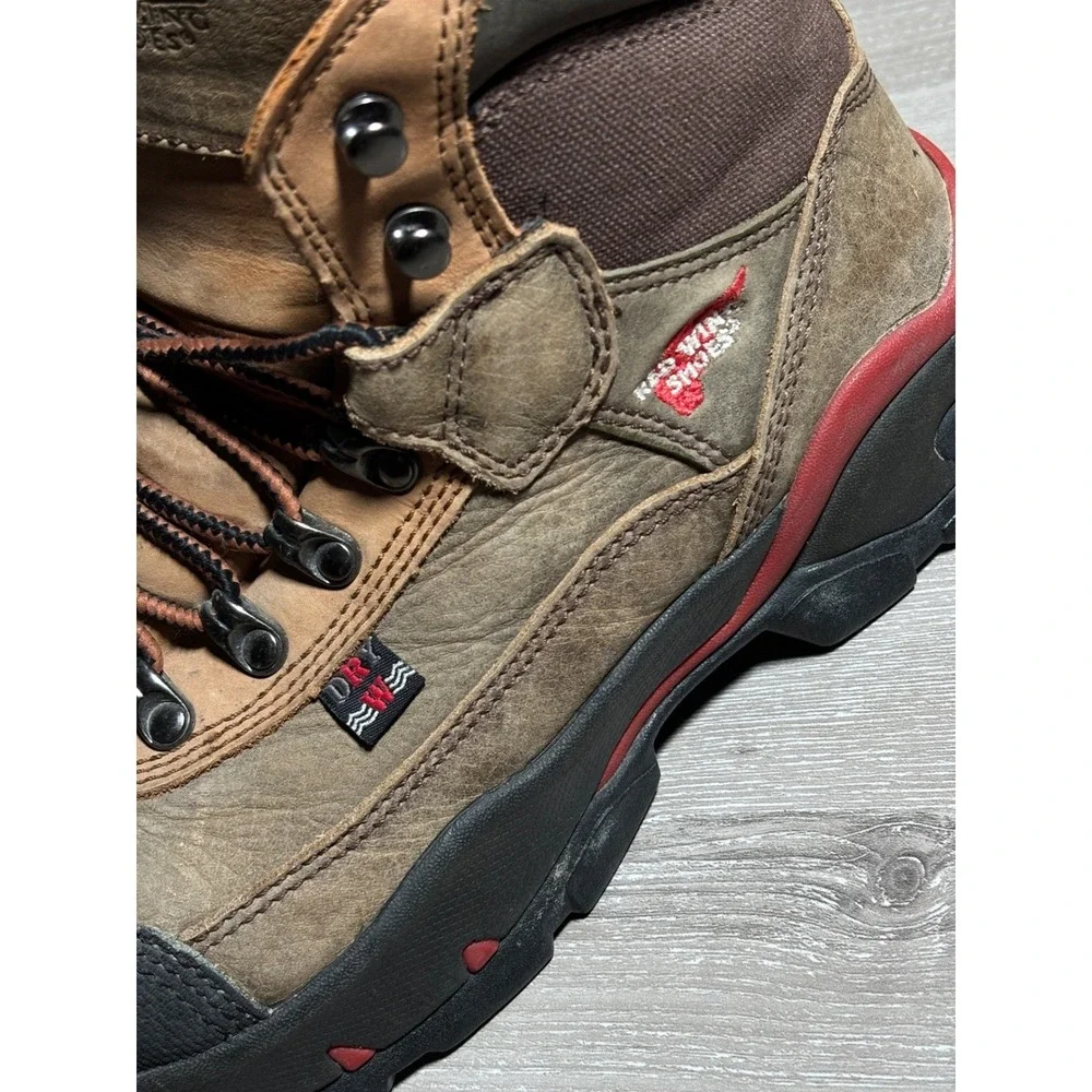 Red Wing Shoes Mens 8 D Leather Safety Toe Work Boots Utility EH Industrial